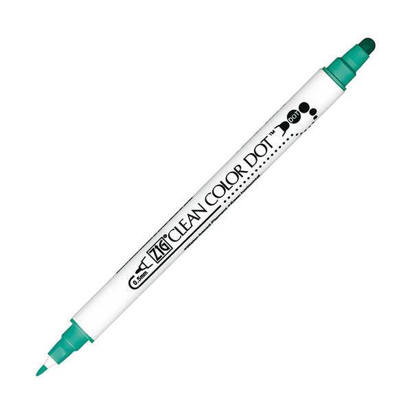 Kuretake Zig Clean Colour Dot Double-Sided Marker - Ocean - Markers - Bunbougu