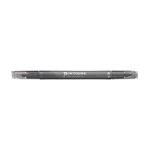 Tombow Play Colour K Double-sided Marker - 0.3 mm/0.8 mm - Grey - Markers - Bunbougu