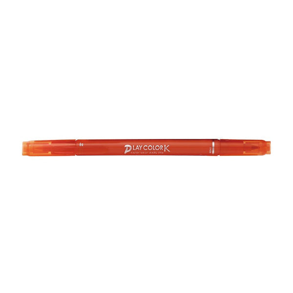 Tombow Play Color K Double-sided Marker - 0.3 mm/0.8 mm - Carrot Orange - Markers - Bunbougu