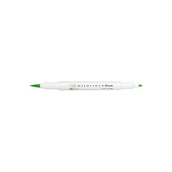 Zebra Mildliner Double-Sided Brush Pen - Fine Bullet Tip/Brush Tip -  - Brush Pens - Bunbougu